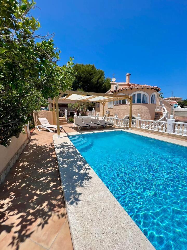Relaxdiversion En Villa Piscina Bbq Y Cocina Ext Calpe Exteriör bild